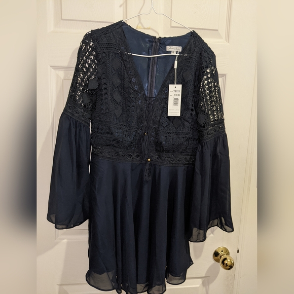 LadyBlackTie navy Alyse dress size 8 - Picture 2 of 3